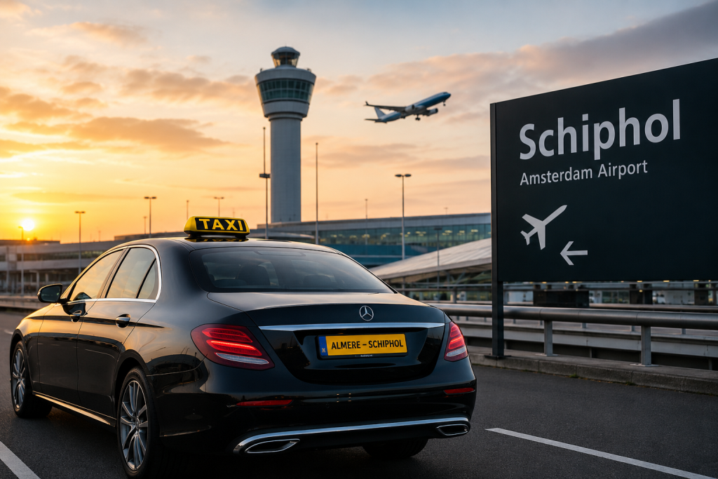 Taxi-Almere-Schiphol 